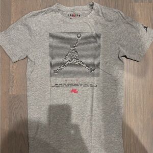 Nike Jordan Gray Short Sleeve Tee for Kids